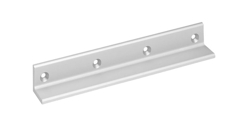 Mounting Bracket for Electromagnetic Lock, Anodized Aluminum - AB02V
