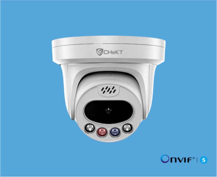 4MP NightView Turret AI Camera wActive Deterrence - CKIPC4MPTNV-12vDI - CKIPC4MPTNV-12VDI