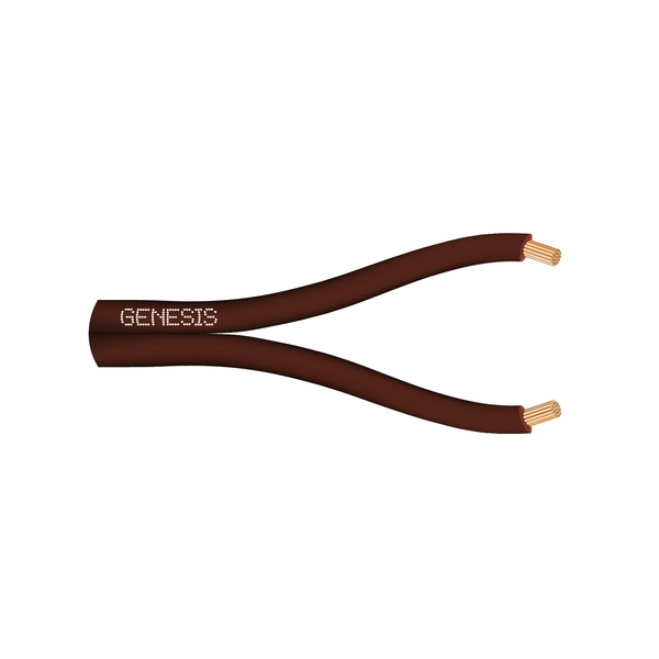 18/2C Stranded Zip Cable Reel 1000ft, Brown - 10041007