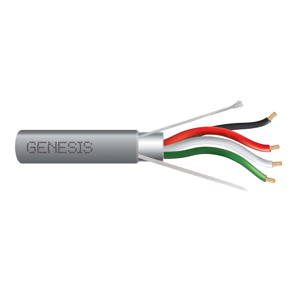 18/4C Stranded OAS CMR Reel 1000ft, Grey - 22151009