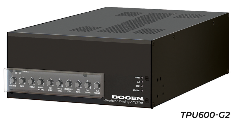 600W-Telephone Paging Amplifier - TPU600-G2