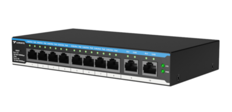 8-Port PoE+ Cloud Managed Gigabit Switch - SML-10GPA