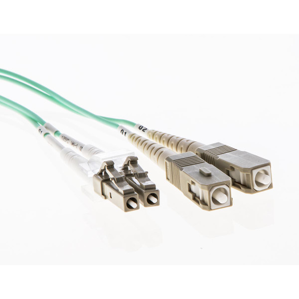 Cleerline™ OM4 LC-SC Patch Cable 3.0mm Riser 5m - 3DOM4LCSC05m