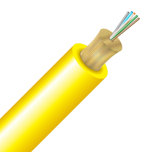 Fiber 6 Strand SSF A2/B2 OS2, 1ft - 6D9125SMOS2R-B