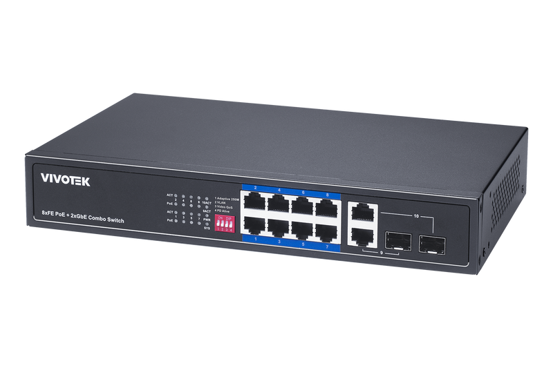 10 Ports Unmanaged PoE Switch - AW-FGT-100P-110