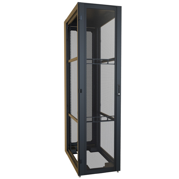 48U 24W 42D H1 Data Center Server Cabinet 90.87x 24x 42in Black - H12448U42BK