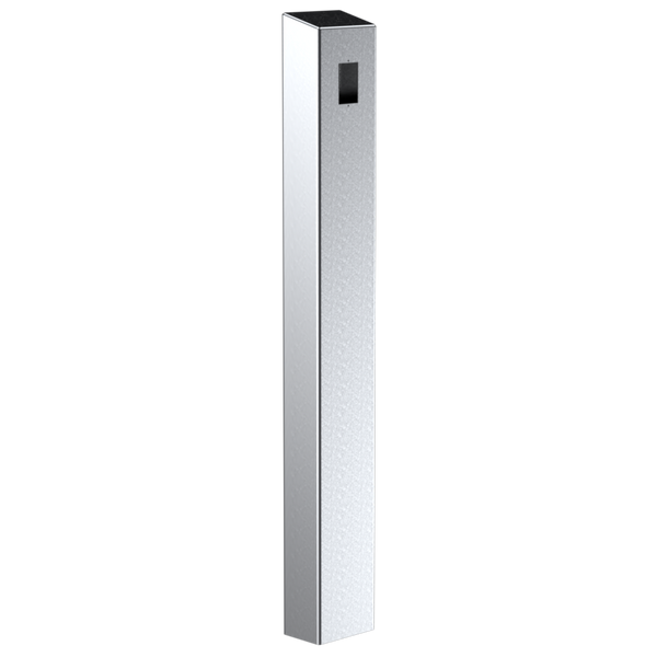 47inch Tappered Stainless Pedestal with 6in Face - ADA-SS-TWR-47X4X - ADA-SS-TWR-47X4X6