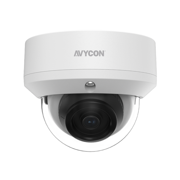 5MP Vandal Dome IP Camera 2.8mm, White - AVC-NCV51F28