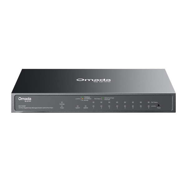 OMADA 10P GBit Switch W/8Port PoE - ES210GMP