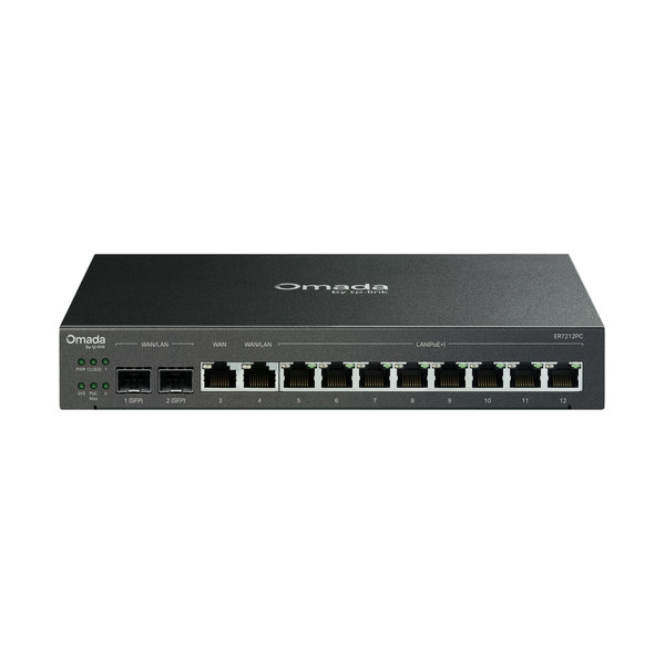 3in1 Gigabit VPN Router w/PoE Ports - ER7212PC