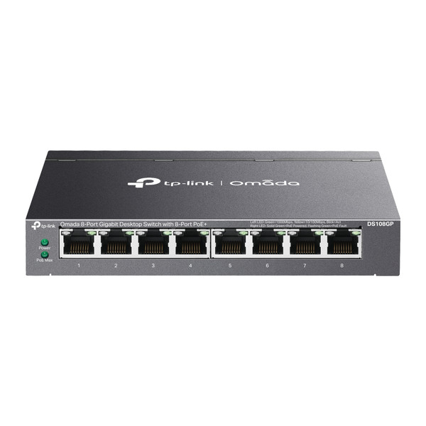 8-Port GB Desktop Switch 8-Port PoE+ - DS108GP