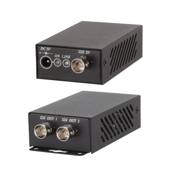 Compact 1x2 HD SDI Reclocking Video Distribution Amplifier - VT-HD/EX2