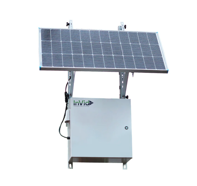 200W Panel w/Batt/MountStraps/Enclosure - INVID-ISSS-200W