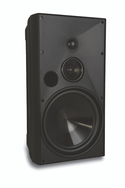 Outdoor Speaker With 8in Woofer, 3in Graphite Midrange and 1in Pivoting Soft Dome Tweeter, Black (Pair) - AW830BLK