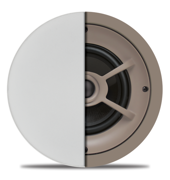 Ceiling Speaker With 6.5in Graphite Woofer and 1in Pivoting Silk Dome Tweeter (Pair) - C626
