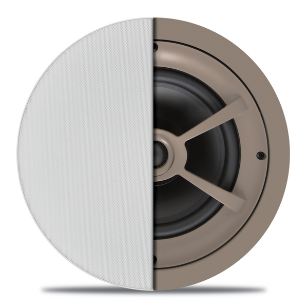 Ceiling Speaker With 8in Graphite Woofer and 1in Pivoting Silk Dome Tweeter (Pair) - C791