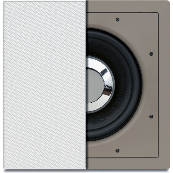 InWall Subwoofer With 10in Neodymium Magnet Driver and 250Watts Power Handling - IWS105