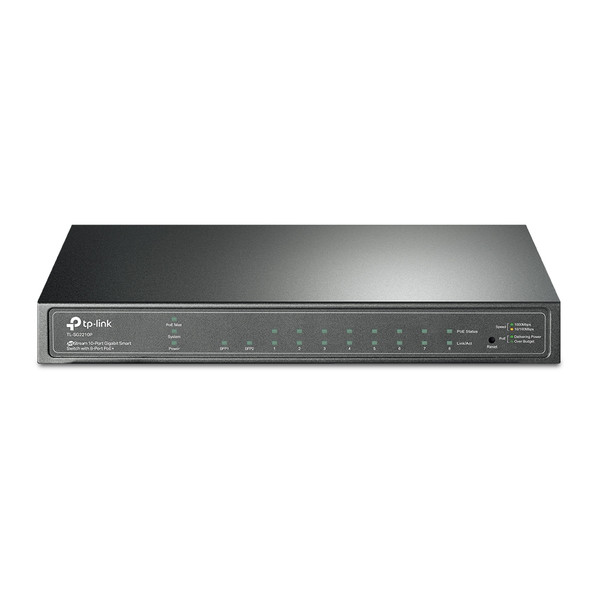 8Port Gigabit PoE+ Switch w/2 SFP Slots - TL-SG2210P