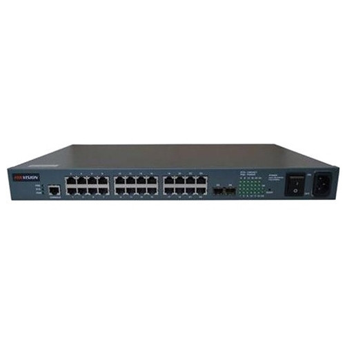 MultiService Gigabit Ethernet PoE Switch With 28 Ethernet and SFP Optic Ports - DS-3D2228P