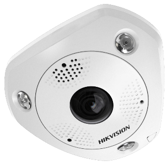 12MP Outdoor Network Fisheye Camera with Night Vision/Heater 2mm - DS-2CD63C5G0E-IVS 2mm