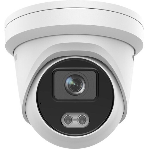 4MP ColorVu 2.8mm Fixed Turret Network Camera, White - DS-2CD2347G2-LU 2.8MM