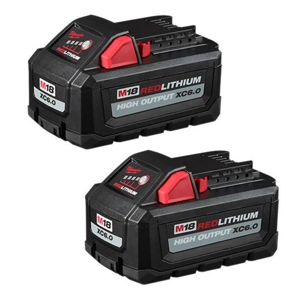 M18 REDLITHIUM XC6.0 Battery Pack - 2PK - 48-11-1862