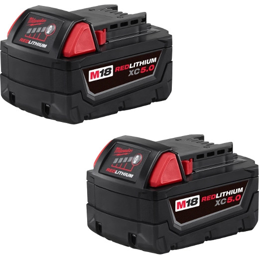 M18 REDLITHIUM XC5.0 Ext Battery - 2PK - 48-11-1852