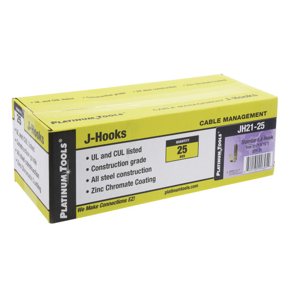 J-Hook, Standard Multi-Purpose, 1 5/16" (21) - 25pcs - JH21-25