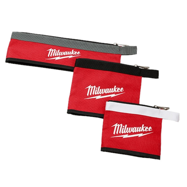 3PC Multi-Size Zipper Pouches - 48-22-8183
