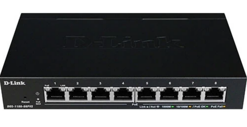IPW-POE8 8 PORT POE SWITCH