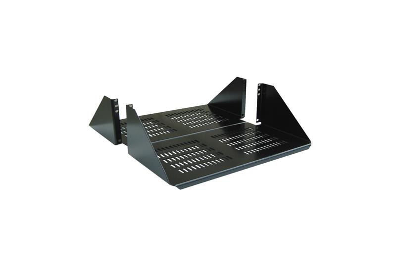 Double Sided Solid Shelf 19in W - Black - 40108-719