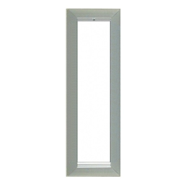 1 GANG PANEL FRAME--NAT. ALUM. - OF191 1 GANG PANEL FRAME--NAT. ALUM. - OF191