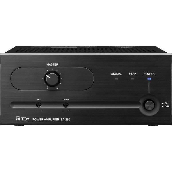 Power Amplifier, 60W, Line Input. Remote - BA-260 CU Power Amplifier, 60W, Line Input. Remote - BA-260 CU