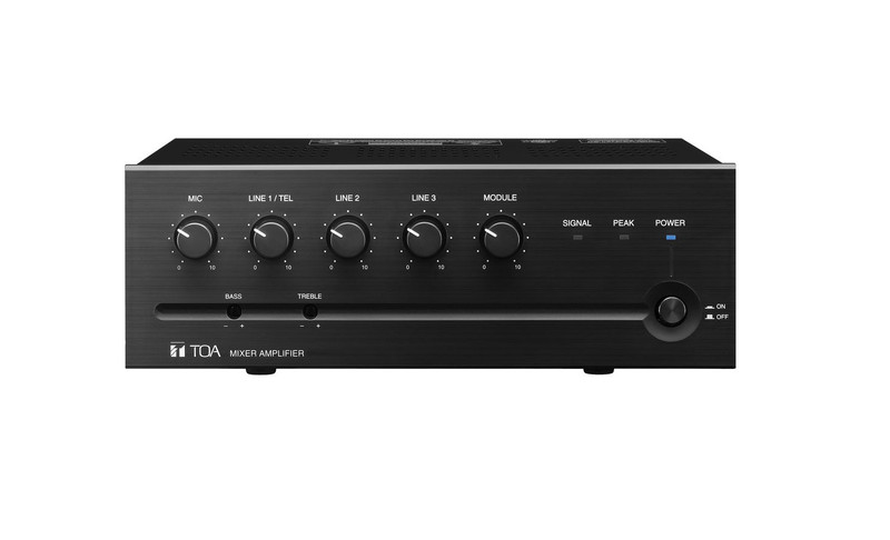 5-Input Mixer-Amp 35W (4Ohm/25V/70V) - BG-2035 CU 5-Input Mixer-Amp 35W (4Ohm/25V/70V) - BG-2035 CU