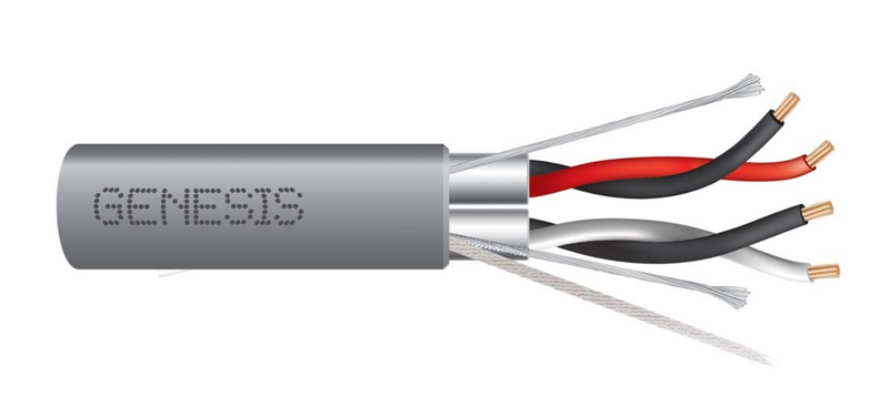 22/2PR Stranded EPS CM Box 1000ft, Grey - 12641109