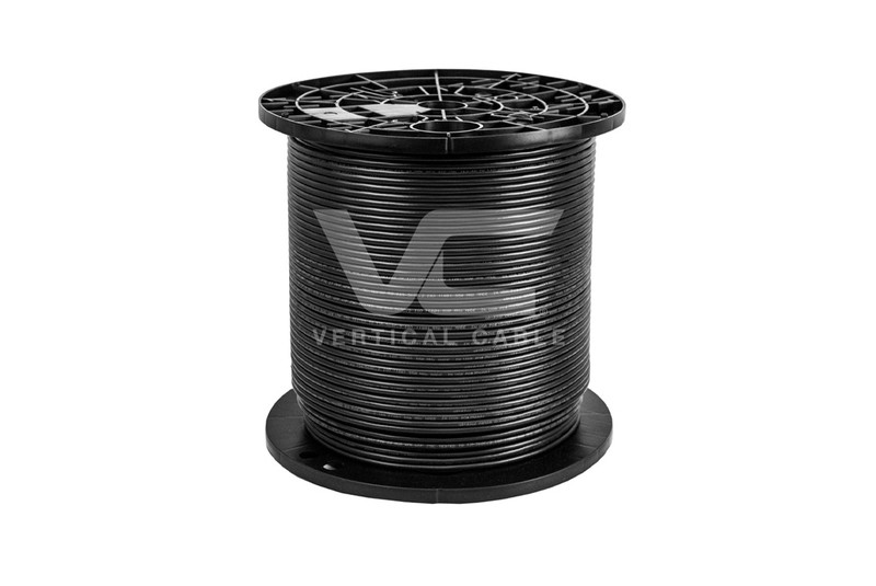 Cat6A 23/4PR SOL 1000ft - Black - 176-300/A/P/BK Cat6A 23/4PR SOL 1000ft - Black - 176-300/A/P/BK