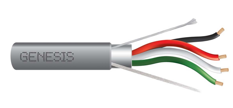 16/4C Stranded OAS CMR/FT4 Reel 500ft, Grey - 22225009