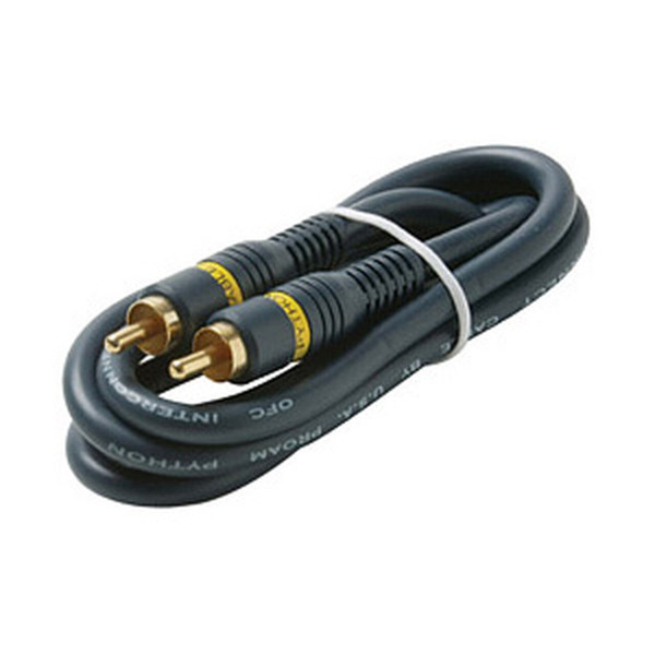 Rca-Rca Plug Python Gold 25ft - Blue - 254-125BL Rca-Rca Plug Python Gold 25ft - Blue - 254-125BL