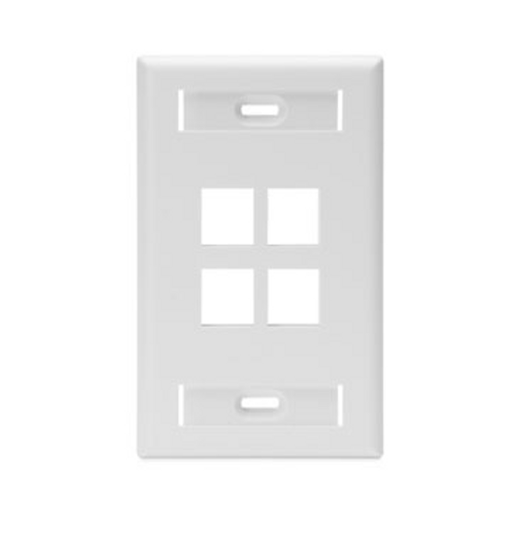 W/PLT 4-PT S/G ID WHITE - 42080-4WS W/PLT 4-PT S/G ID WHITE - 42080-4WS
