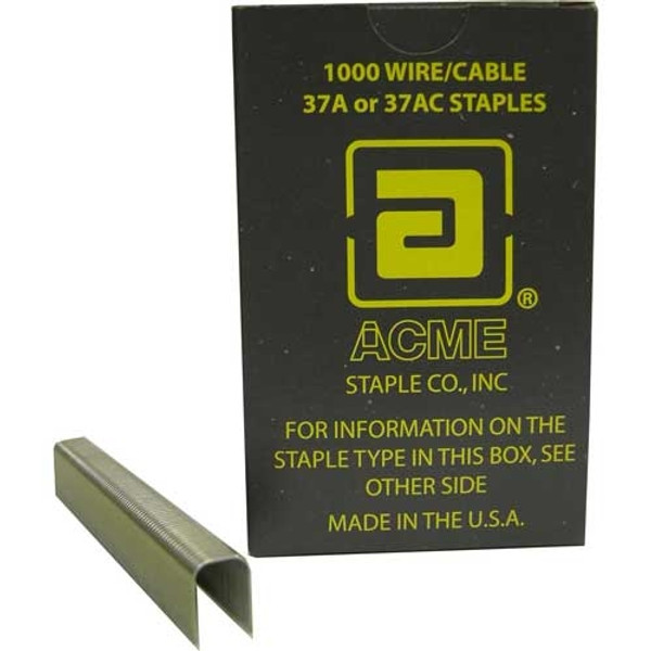 37AC Wire & Cable Galvanized Staples 19 - 652174 37AC Wire & Cable Galvanized Staples 19 - 652174