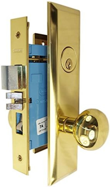 New Yorker entry mortice lock knob Brass - 7NY10A/3KD New Yorker entry mortice lock knob Brass - 7NY10A/3KD