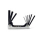 9 Key Folding Hex Key Set Inch Sizes - PS-M9 9 Key Folding Hex Key Set Inch Sizes - PS-M9