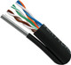 Cat6 Aerial Cable 1000ft - Black - 069-562/MESG Cat6 Aerial Cable 1000ft - Black - 069-562/MESG