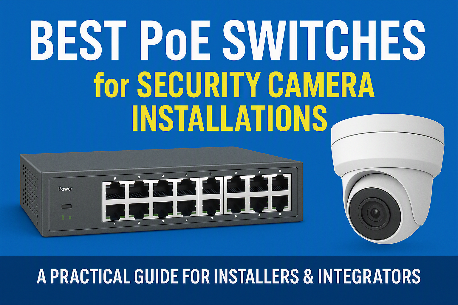 Best PoE Switches for Security Camera Installations