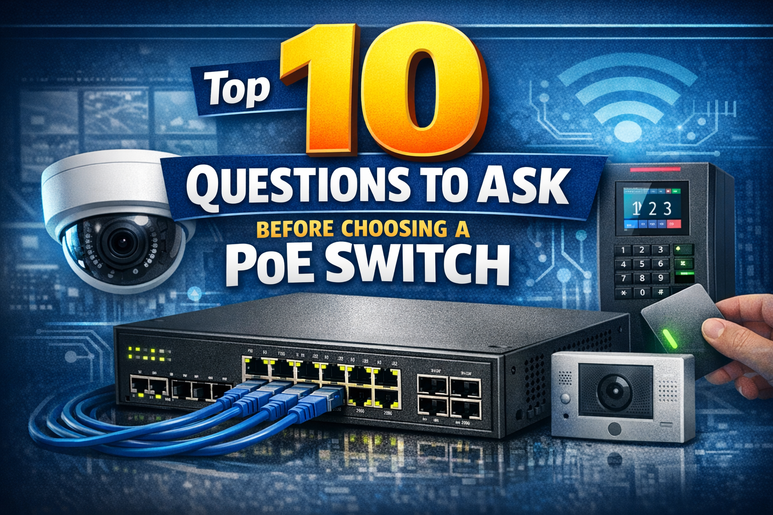 Top 10 Questions to Ask Before Choosing a PoE Switch