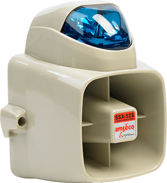 15W SIREN W/ AMBER STROBE - SSX-52SA AMBER | BLVS