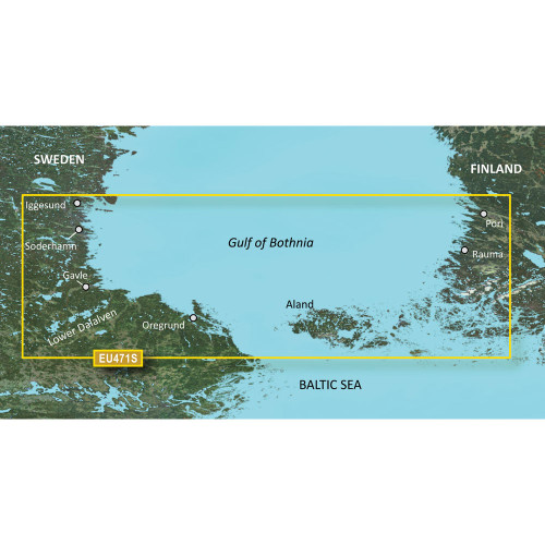 Garmin BlueChart g3 Vision HD - VEU471S - Gulf of Bothnia - microSD\/SD [010-C0815-00]