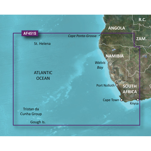 Garmin BlueChart g3 Vision HD - VAF451S - Namibia - Knysna, SA - microSD\/SD [010-C0751-00]