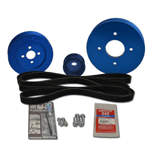 Balmar Pulley Kit f\/Yanmar 2GM20-F, 3GM30-F, 3GM-F [48-YSP-3GM-B]