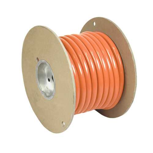 Pacer Orange 6 AWG Battery Cable - 50  [WUL6OR-50]